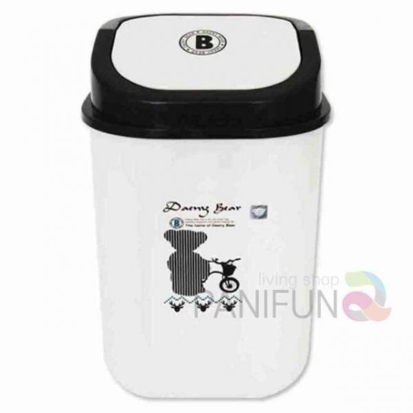 사각 쓰레기통 4L 위생적인휴지통 작은쓰레기통 플라스틱휴지통 미니휴지통 가정용쓰레기통