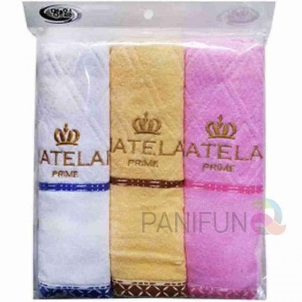 왕관타월 3개 수건답례품 타올선물세트 미용실타올 미용타올 타올선물