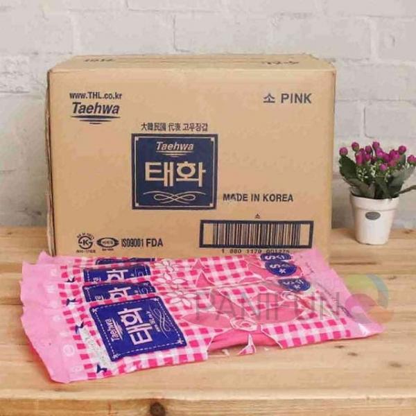 고무장갑 핑크 S 100켤레 작업용장갑 설거지고무장갑 쉐프위생장갑 청소용장갑 주방용장갑