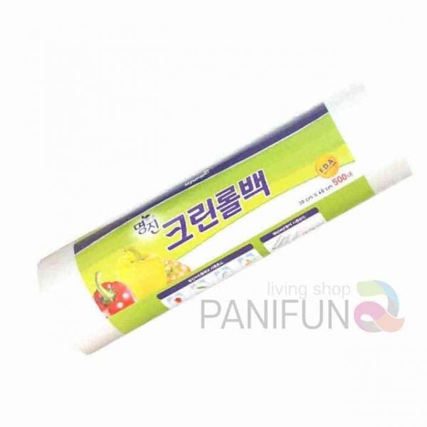 비닐롤백 대 500매 과일포장비닐 위생비닐 일회용봉투 투명비닐봉투 위생롤백