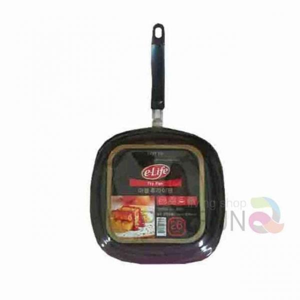 프라이팬 26cm 구이팬 삼겹살후라이팬 사각프라이팬 코팅팬 멀티팬
