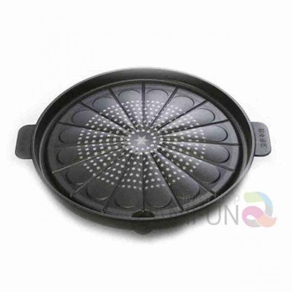 원형 고기불판 28cm 고기용불판 원형불판 고기구이판 삼겹살구이팬 구이판