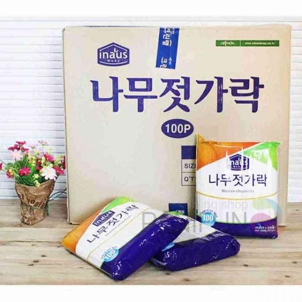 일회용 젓가락 100개 일회용식기 일회용젓가락 일회용나무젓가락 식당젓가락 업소용젓가락