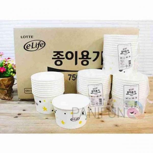 종이그릇 320개 국그릇 1회용종이그릇 컵밥용기 국용기 분식용기