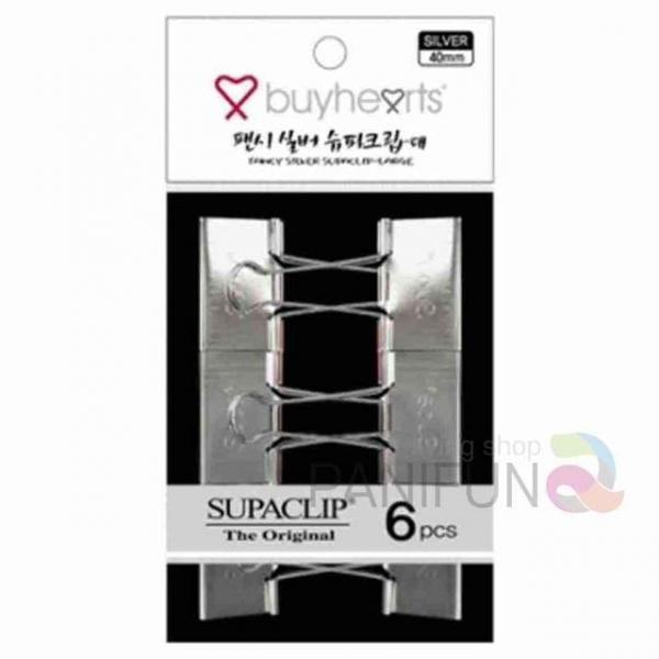 서류집게 대 6개 고정용클립 용지클립 페이퍼클립 종이클립 더블클립