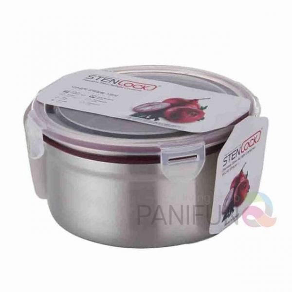 원형 스텐 밀폐용기 700ml 스텐반찬통 소분용기 원형밀폐용기 스텐보관용기 밀폐찬통