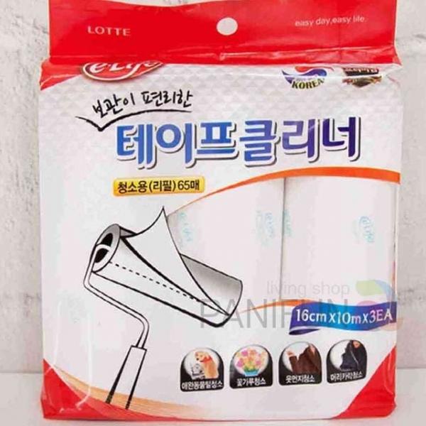 테이프 클리너 리필 3개 개털제거 먼지제거돌돌이 강아지털제거 먼지테이프 테이프돌돌이