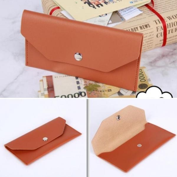가죽 현금봉투 브라운 고급 상품권 부모님 엽서 용돈