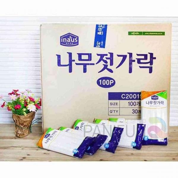 나무젓가락 3000개 일식집위생젓가락 업소용젓가락 일회용젓가락 개별포장 일식젓가락