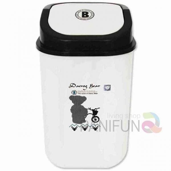 사각 쓰레기통 12L 사각쓰레기통 스윙휴지통 카페휴지통 소형휴지통 미니휴지통