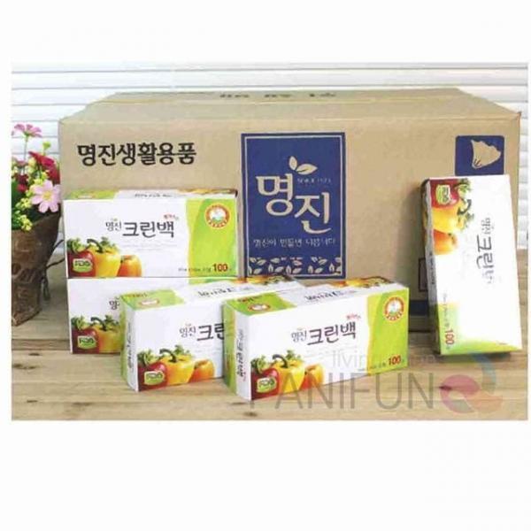 비닐백 소 100매 50개 위생비닐 식당비닐 비닐봉투 포장비닐 투명비닐백