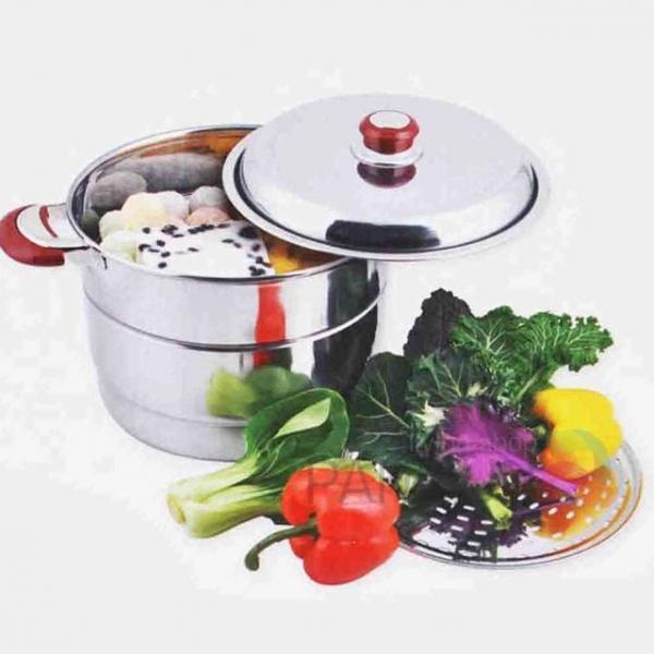 2단 찜솥 24cm 대용량찜기 알루미늄들통 대형찜솥 대형찜기 대형찜통