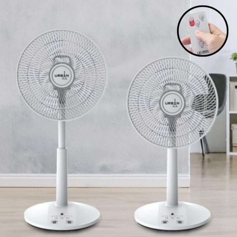 어반 발터치 스탠드 선풍기 14형 리모컨 가정용 거실