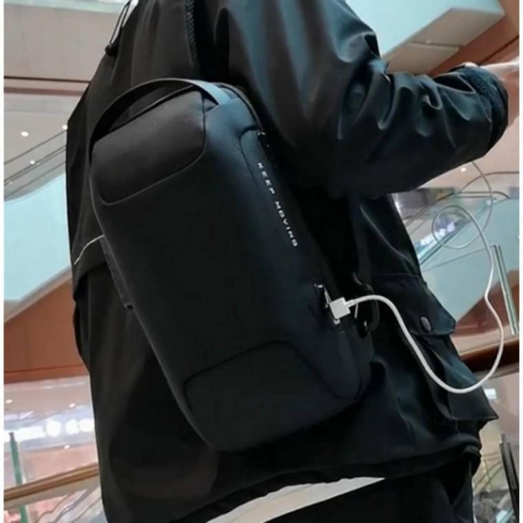 가방 잠금 메신저백 그레이 트렌디 데일리 남성 크로스백