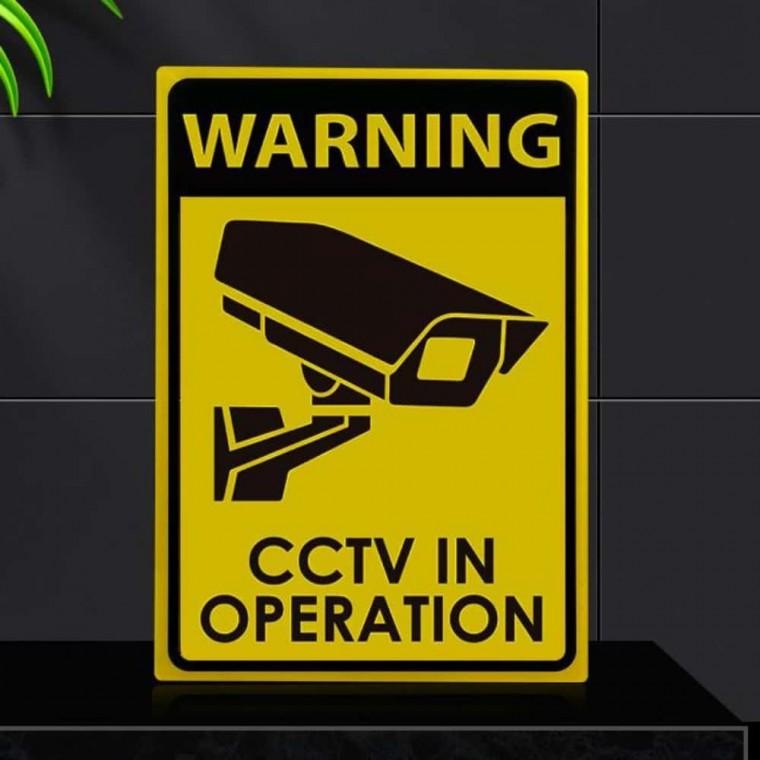 CCTV 대형 벽부착 안내판 안내표지판 CCTV촬영중안내문 CCTV녹화중