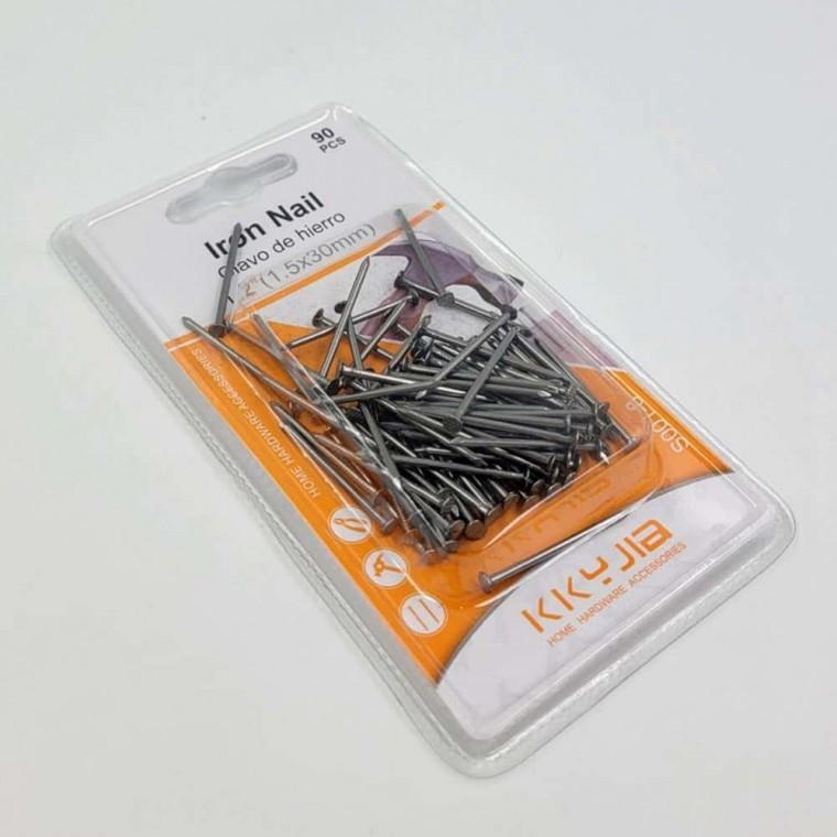 30mm 강철 쇠 못 90 PCS 철못 액자못 알림벨