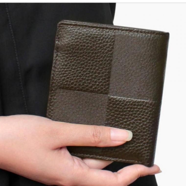 남성 직장인 가죽 지갑 중지갑 캐주얼 선물 지폐 수납