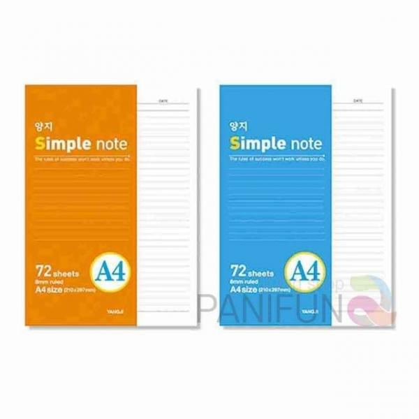 A4 트윈 스프링 노트 줄공책 스프링노트a4 학생노트 a4스프링노트 유선스프링노트