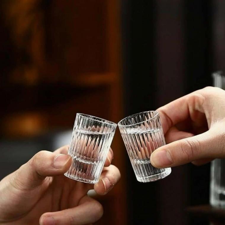 바이주 고량주 잔 소주잔 고량주잔 위스키온더락잔