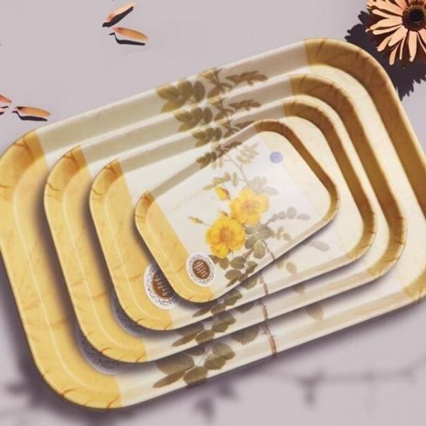 골 스퀘어쟁반 대사이즈 고급스러