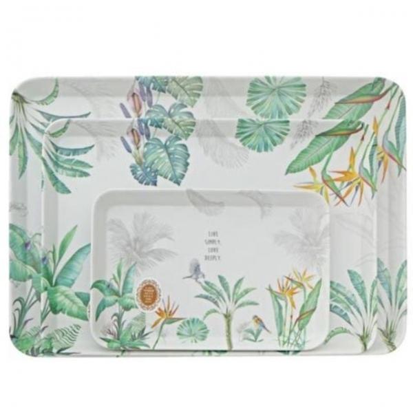 그리너리 스퀘어쟁반 중형 모던한 트레