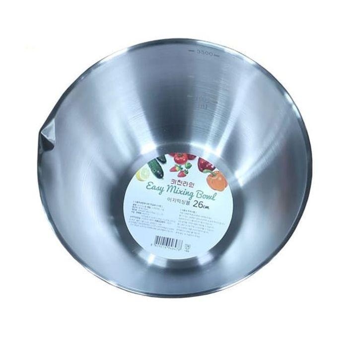 키친라인 믹싱볼 홈베이킹 스텐 다라이 용량 3L 26cm