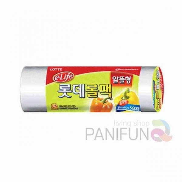 위생롤팩 500매 위생비닐 일회용비닐봉투 비닐백 주방비닐 비닐포장