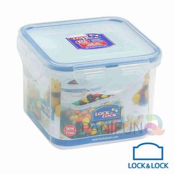 정사각 밀폐보관용기 680ml 음식보관통 재료보관통 사각플라스틱용기 음식보관용기 투명용기