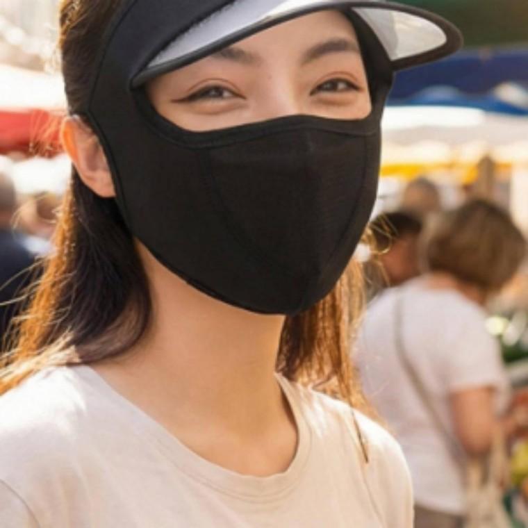 자외선차단 여름 야외 얼굴 가림모자 가리개 챙모자 햇빛