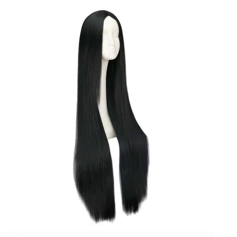 검은색 긴 생머리 가발 코스프레가발 가발소품 귀신코스프레