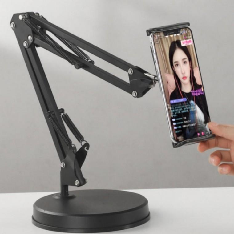 휴대폰 테블릿 패드 탁상용 자바라 스탠드 받침대 거치대