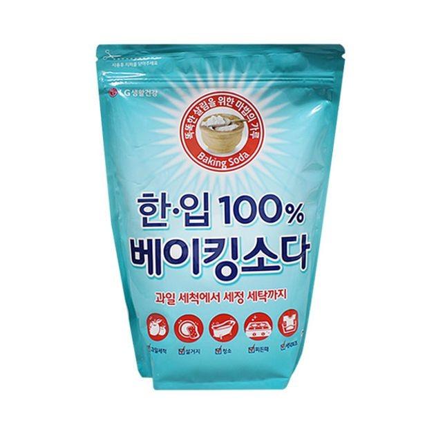LG생활건강 한입100프로 베이킹소다 2KG 찌든때 세탁