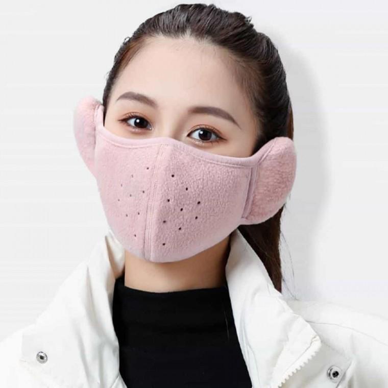 귀도리 마스크 핑크