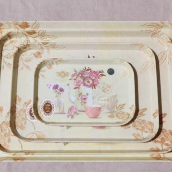 대사이즈 로즈와인 스퀘어쟁반 다용도