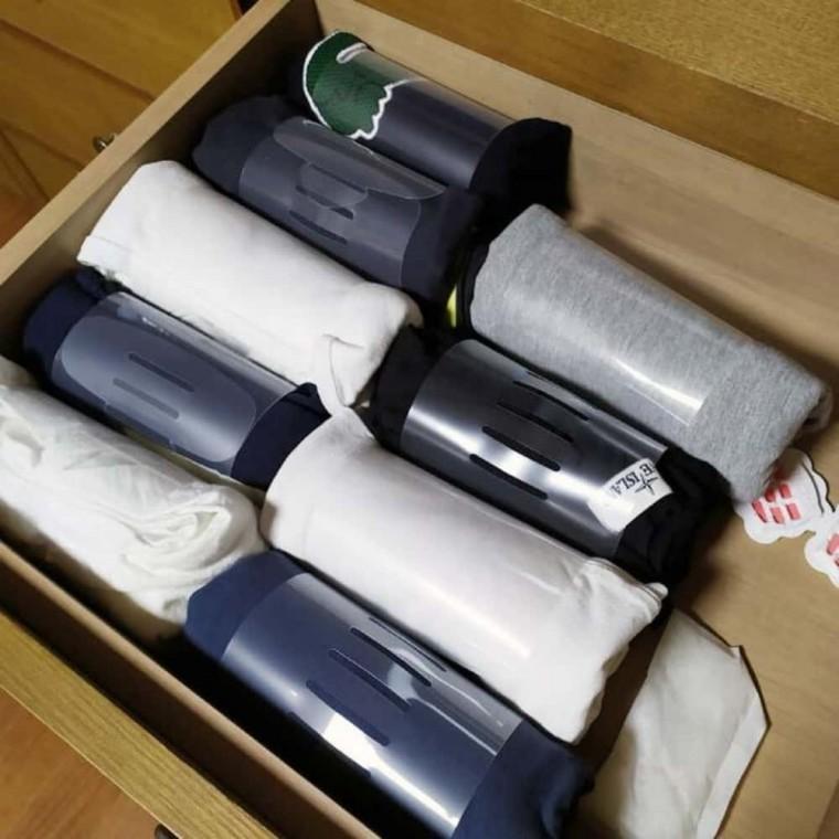 야마다 티셔츠 정리 롤 10P 옷장정리 티셔츠정리 티셔츠보관