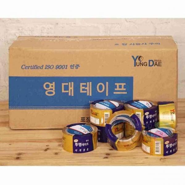 투명테이프 50개 박스테이프 유리테이프 OPP테이프 투명테이프리필 투명방수테이프
