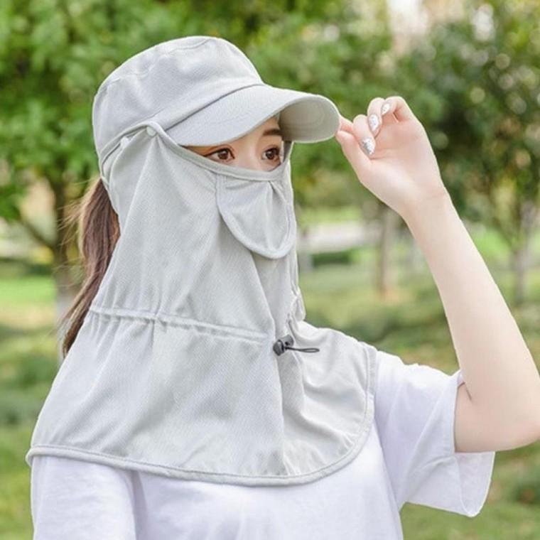 자외선 감각적 차단 썸머 비치모자 여성용 돌돌이썬캡