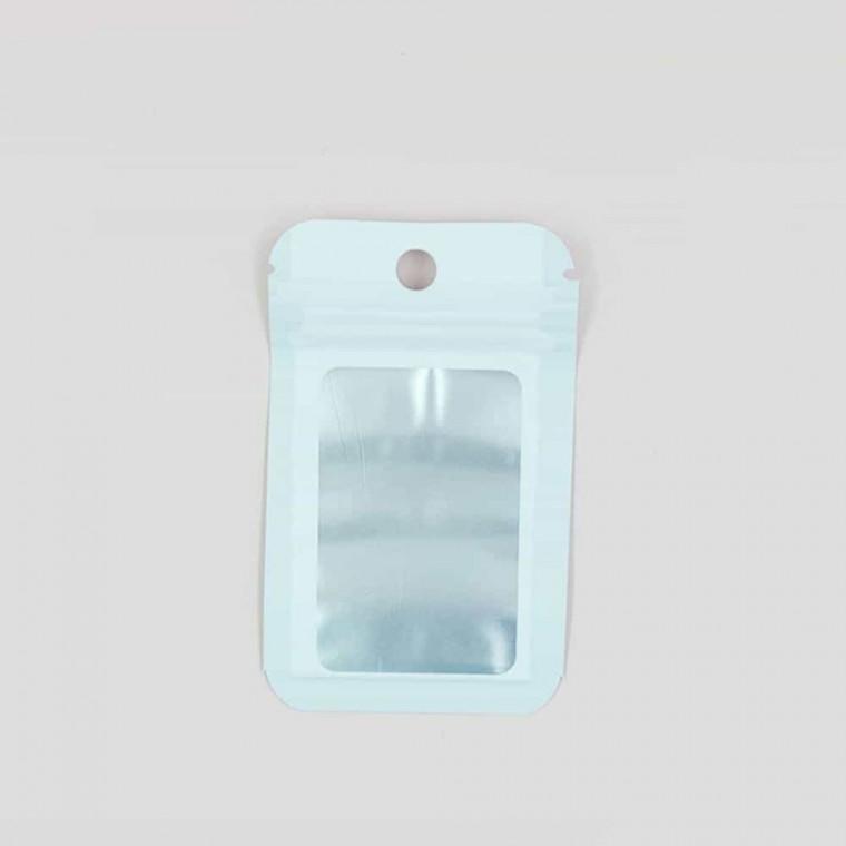 화이트 반투명 지퍼백 6x10cm