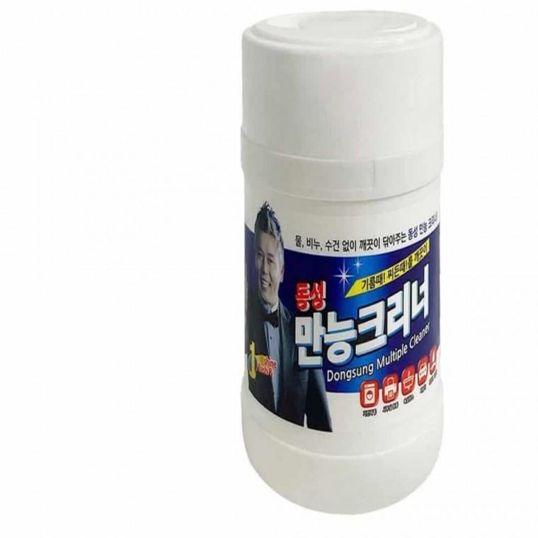 만능 크리너(60매) 클리너티슈 일회용물걸레 청소티슈 주방청소티슈 걸레물티슈 기름때청소 클리너물티슈