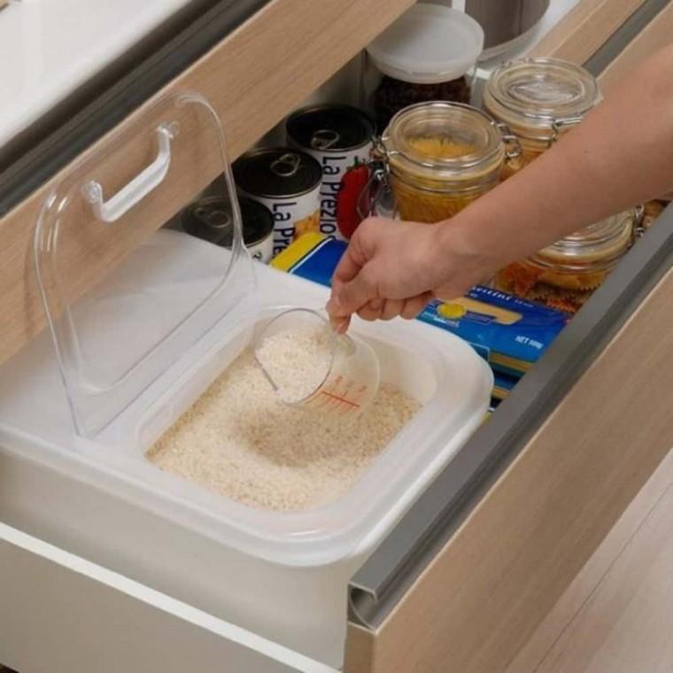 이노마타 6kg 미니 쌀통 가정용쌀통 주방쌀통 냉장쌀통