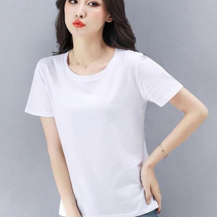커플 무지 소프트 반팔 티 색상 면티