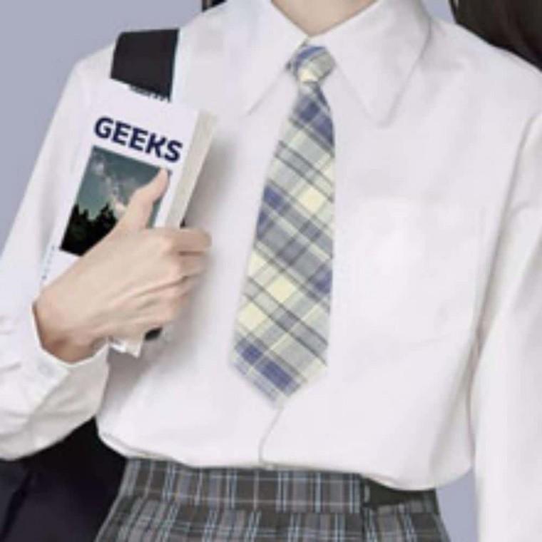 교복 자동 넥타이 아이보리 패션넥타이 졸업식코디 정장넥타이