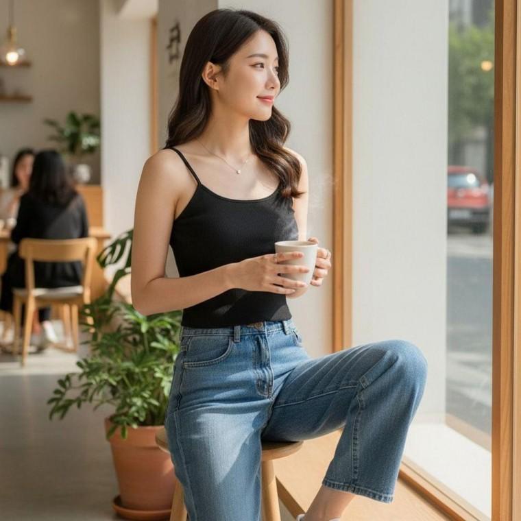 벨즈노 베이직 간편 슬리브리스 브라캡 나시티