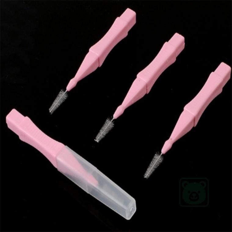 치간칫솔 일자형 4P 치간크리너 어금니치간칫솔 플라그제거