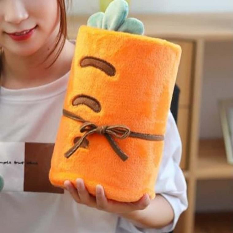 무릎담요 당근 미니담요 캠핑담요 소파담요