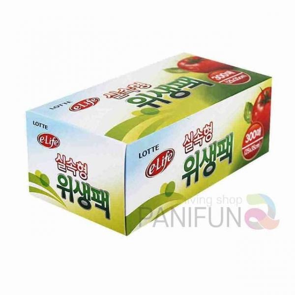 비닐팩 300매 일회용비닐봉투 식품용비닐 포장비닐 비닐포장 식당비닐