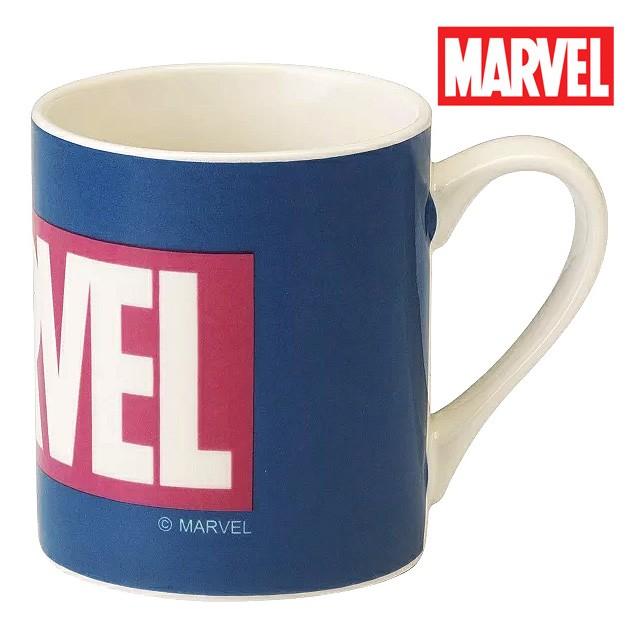 스케이터 MARVEL 마블로그 도기 머그컵(네이비)240ML 머그컵
