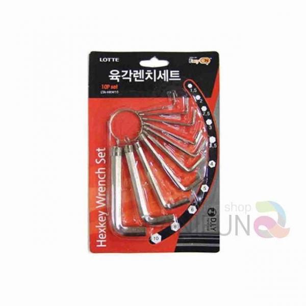 육각렌치세트 10개 볼렌치비트 렌치비트 육각l렌치세트 별렌치세트 l렌치