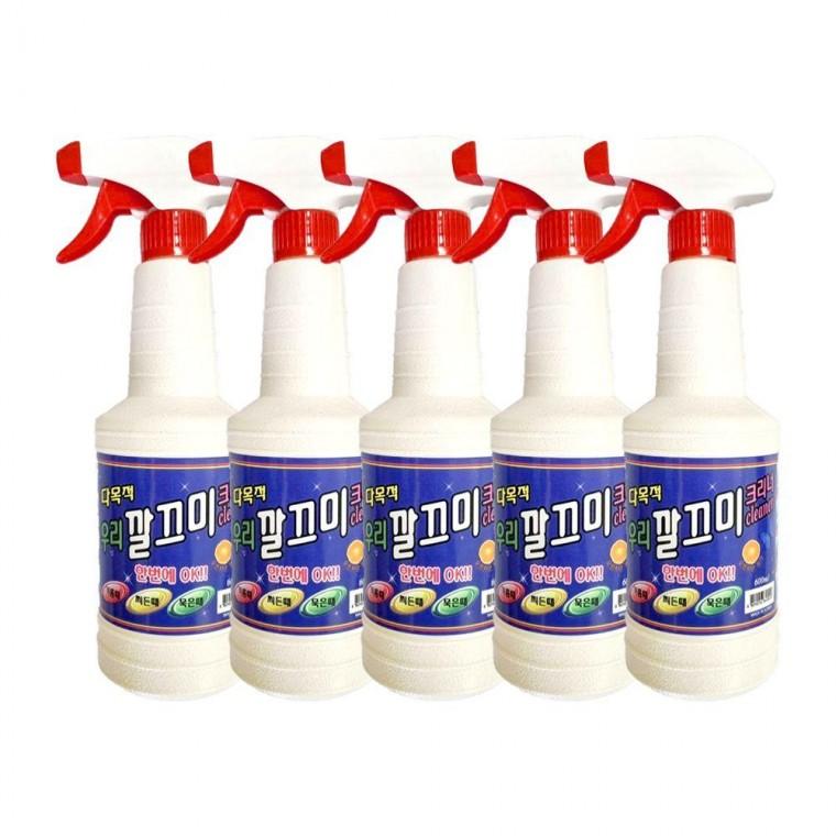초강력세정제 우리깔끄미 탄탄 600ml 용기형(5개입)