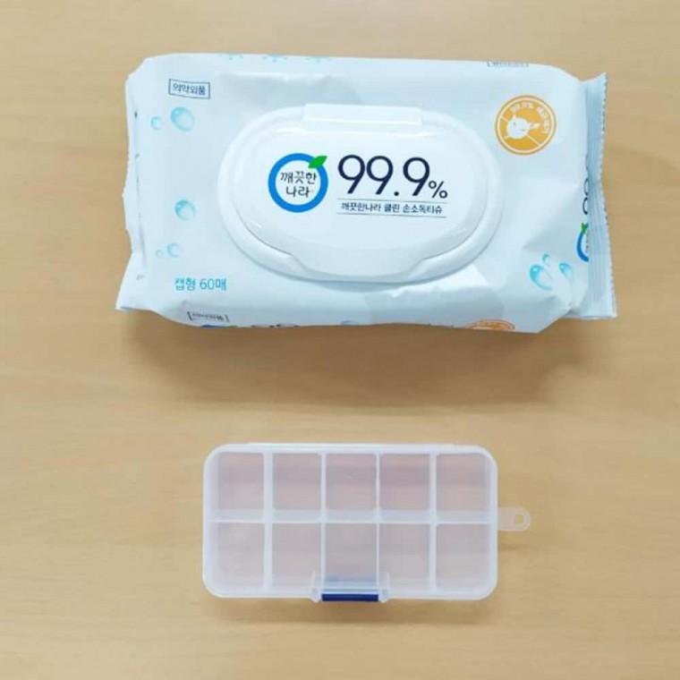 비즈통 10구 귀걸이정리함 악세사리보관함 비즈함